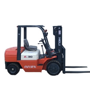 Montacargas Diésel HELI FD30 Usado de 3 Toneladas, Económico, con Desplazador Lateral Hidráulico y Neumáticos Sólidos, Listo para Enviar - Product Image 1