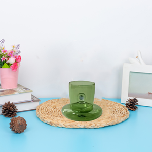Commercio all'ingrosso personalizzato colorato di vetro turco tazza <span class=keywords><strong>da</strong></span> tè e piattino caffè Espresso tazza Set - Product Image 4