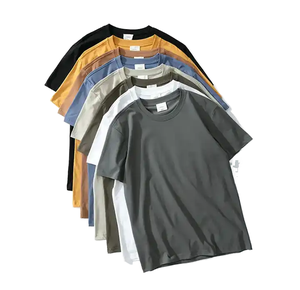 T-shirt décontracté pour homme en jersey 100 % coton de qualité supérieure, coupe régulière, personnalisable avec logo, respirant, séchage rapide, effet délavé - Product Image 1