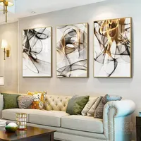 Salon en gros décoration moderne luxe art abstrait cristal porcelaine verre peinture conceptions pour la maison mur art décor