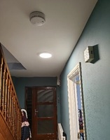 Lampu Panel LED Sensor Radar Microwave 18W Modern Ramah Lingkungan Ultra Tipis 300mm*24mm dengan Driver Terintegrasi untuk Pemasangan di Permukaan
