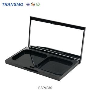 OEM square Hot Sale Custom logo Empty <b>Plastic</b> Makeup Blush Compact case with <b>Mirror</b> Blush Packaging Free Samples - Product Image 4