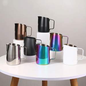 Jarra para Espumar Leche de Acero Inoxidable, Ecológica, de Grado Alimenticio, de 450 ml, para Baristas de Espresso - Product Image 2