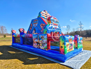 Carrera de obstáculos inflable personalizada para adultos y niños, juego de desafío de gorila para niños - Product Image 4