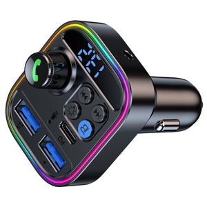 Modulateur FM sans fil portable pour voiture, modèle BT 5.0, émetteur radio FM, charge USB, prend en charge la <span class=keywords><strong>carte</strong></span> TF - Product Image 3