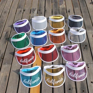 Visière transparente en PVC avec logo personnalisé, protection UV, large bord, pour le cyclisme en plein air, la conduite, la plage, protection solaire quotidienne - Product Image 6