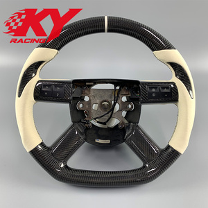 Volant de course en fibre de carbone de style sportif personnalisé pour Chrysler 300C 300 SRT SRT8 200 Dodge Charger Challenger Magnum - Product Image 1