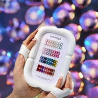 Vernis Gel Magnétique Effet Œil de Chat 32 Couleurs Arc-en-ciel, Brillant, pour Manucure Française DIY, Séchage UV/LED, en Bouteille