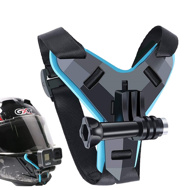 Flexible Plastic Motorcycle Strap for Hero 10/9/8/7/6/5/4/3+ and Osmo Action Cameras