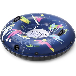 Tube à neige et luge gonflables en PVC pour enfants et adultes, robustes et épaissis avec poignées solides, couleur personnalisable, jeux d'extérieur - Product Image 6