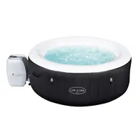 TRANS BestWay 60001 Miami AirJet Swim Cheap Outdoor Inflatable Hot Tubs Spa for 2-4 PERSON