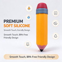 Crayon géant anti-stress, jouet souple en TPR TPE de 28-35 cm, jouet à presser pour les plus de 14 ans