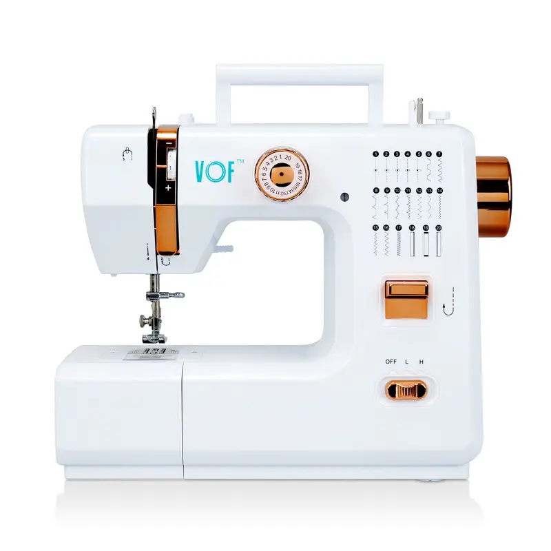 CE CB Máquina de costura portátil para uso doméstico FHSM-618 Overlock Máquina de costura mini saco mais próximo