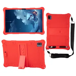 Penutup Silikon untuk Universal 10.1 Inci Casing 16*24Cm Casing Tablet Berdiri untuk Anak-anak Cocok untuk Teclast M30/M40