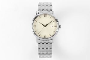 Montre-bracelet classique à quartz, bracelet en acier inoxydable, affichage de la date, chiffres romains, montre décontractée pour affaires, OMEGAES - Product Image 2