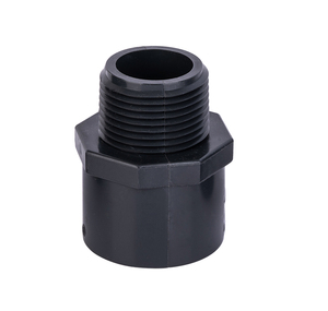 0.5&quot;-4&quot; <strong>Thread</strong> Adapter White Male <strong>Coupling</strong> SCH80 Water Pipe Fittings Factory Joint Mold Plastic Pipe Fitting - Product Image 1