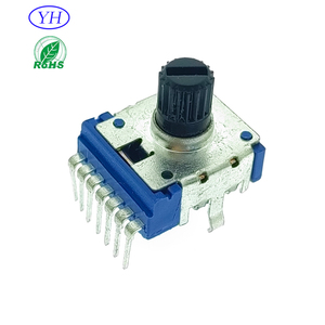 โพเทนชิโอมิเตอร์แบบหมุนแนวนอนคุณภาพสูง 7 ขา รุ่น a103 10K 50k 100k 11 มม. แบบสเตอริโอ 1k 5k 10k 20k 50k ยี่ห้อ Alps สำหรับปรับระดับเสียง - Product Image 2