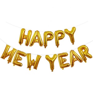 Décoration de fête de bonne année de 16 pouces, ballons en aluminium avec chiffres en or rose et argent pour fête de <span class=keywords><strong>famille</strong></span>, fournitures décoratives pour fête prénatale - Product Image 5