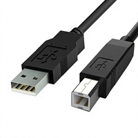 Cable de Datos USB 2.0 para Impresora, 10 Metros, Conexión de Cobre Puro con Cabeza Cuadrada