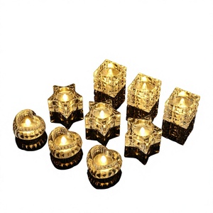 Lampada a Candela LED Elettronica Transfrontaliera Romantica per Piccole Candele, Compleanno, Dichiarazione d'Amore, Matrimonio, Fai da Te, con Batteria Integrata, Accessorio - Product Image 1