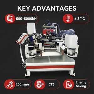 Composants importés hydrauliques de la machine multidirectionnelle automatique de coulée des métaux <span class=keywords><strong>avant</strong></span> le mélange deux fois avec roulement à noyau - Product Image 2