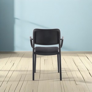 Plastik kadife koltuk koltuk PP yüksek geri iş koltuk sandalye restoran <span class=keywords><strong>Bistro</strong></span> ve Cafe için açık dış mekan mobilyası - Product Image 2