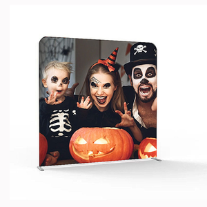 Tùy chỉnh 8ft 10ft 20ft Logo in quảng cáo Pop Up phương tiện truyền thông tường căng thẳng Vải phông nền hiển thị biểu ngữ là viết tắt của triển lãm thương mại - Product Image 5