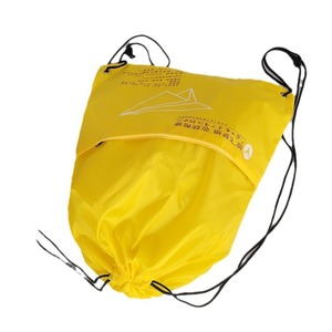 <b>Drawstring</b> <b>Backpack</b> 210d Polyester Zipper Pocket Unisex Storage Bag For Sports And Travel - Product Image 1