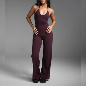 Nuevas llegadas, oferta especial: Conjuntos de yoga elegantes de 2 piezas, sujetador deportivo halter elegante, efecto levantacola, secado rápido, conjunto de gimnasio y fitness. - Product Image 3