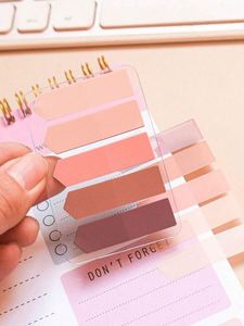 100 Hojas de Notas Adhesivas PET de 5 Colores, Etiquetas de Índice Coloridas Autoadhesivas con Indicador de Flecha para Estudiantes - Product Image 4