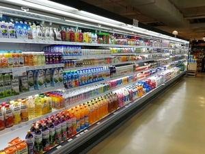 Kenkuhl siêu thị multideck mở máy làm lạnh thương mại thẳng đứng tủ lạnh từ xa không khí kép Rèm hiển thị Máy làm lạnh - Product Image 4