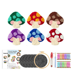 Kit Fai-da-te per Ricamo <span class=keywords><strong>a</strong></span> Punzone per Amanti dei Cuccioli: Sottobicchieri, Lavori in Tessuto, <span class=keywords><strong>Punto</strong></span> <span class=keywords><strong>Croce</strong></span> e Ricamo - Product Image 6