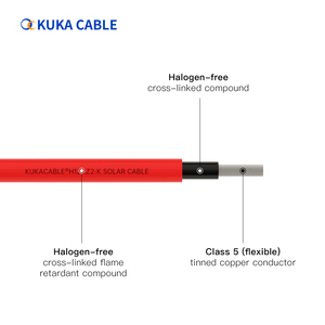 Câble solaire photovoltaïque 10 mm² à faible résistance, fil CC pour centrales solaires et projets photovoltaïques - Product Image 3