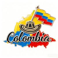 Imanes de nevera personalizados, decoración de arte colombiano para regalo de mamá colombiana, regalo latino, recuerdos de Colombia, imanes de nevera