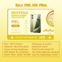 Película de Hidrogel PEL de 0.21mm, Protector de Pantalla Flexible Transparente Super HD para Máquina Plotter Ilimitada