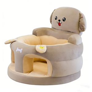 Asiento de aprendizaje personalizado para cachorros, sofá de peluche para perros, silla de apoyo para sentarse para bebés, asiento de peluche para perros - Product Image 3
