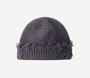 Gorros de Invierno Unisex de Color Sólido al por Mayor para Hombre, Gorros de Punto Personalizados, Gorros Desgastados - Product Image 2