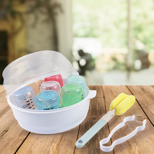 Bé Chai Lò Vi Sóng Hơi Nước Tiệt Trùng Phù Hợp 6 Bé Chai Khử Trùng Hộp Lò Vi Sóng Sấy Khô Và Khử Trùng Sản Phẩm Trẻ Em - Product Image 6