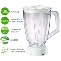 Pièces de rechange pour bol de mixeur électrique avec lame en acier inoxydable et conception anti-bruit