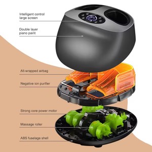 Masajeador de pies <span class=keywords><strong>Shiatsu</strong></span> eléctrico para la circulación sanguínea de las piernas, presión de aire, amasado profundo, uso doméstico, Dispositivo de masaje de piernas de lujo para pies - Product Image 3