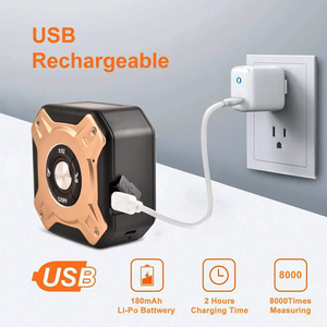 Ruban métrique 2 en 1 de 40m + 5m de portée Appareil de mesure de la longueur du câble Ruban de mesure de la distance laser numérique en alliage métallique - Product Image 6