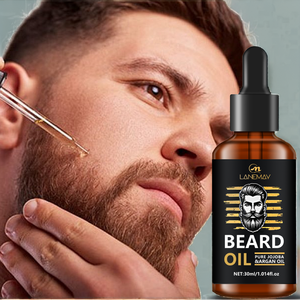 Aceite para el Crecimiento de la Barba, Nutritivo, 100% Puro, Natural y Orgánico para Hombres - Product Image 2