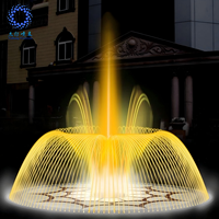 Fontaine musicale LED personnalisée pour projet de parc ou de place publique