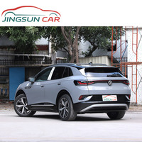 Pour VW ID.4 Longue Autonomie SUV 5 Portes 5 Places, Véhicule Électrique Pur Nouvelle Énergie, Voitures Électriques Chinoises, Pneus R19, Sièges en Cuir, Conduite à Gauche
