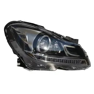 車のヘッドライトCクラスC180C200C2602011-2014w204メルセデスベンツ用ハイエンドLEDヘッドライトのアップグレード