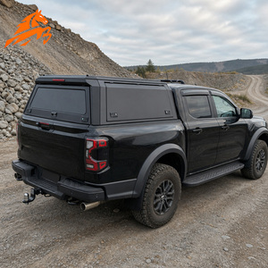 หลังคาอลูมิเนียมสำหรับรถกระบะ ฮาร์ดท็อป 4x4 สำหรับ Honda Ridgeline Camper Shell 2025 Ram 1500 5.<span class=keywords><strong>7</strong></span> Bed Topper 2024 Tacoma Bed Cap - Product Image 1
