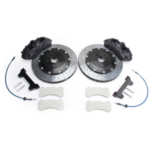 Kit de freinage haute performance 6 pistons, étriers de frein surdimensionnés NS6, systèmes de freinage auto pour VW <span class=keywords><strong>Golf</strong></span> R MK5 MK6 MK7 GTI <span class=keywords><strong>R32</strong></span> Beetle Scirocco - Product Image 1
