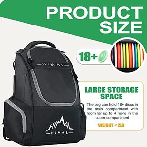 Muestra Gratuita, Fabricación OEM, Mochila de Disc Golf Personalizada, Grande, con Múltiples Bolsillos, Resistente, para Guardar Discos de Golf - Product Image 3