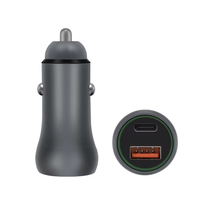 Produits tendances : Chargeur de voiture USB Type-C PD38W 20W QC3.0 18W pour téléphone, accessoires de voiture