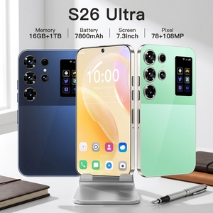 S26 Ultra Original, Teléfono Inteligente de 7.3 Pulgadas, 16GB+1TB, Desbloqueado, Doble SIM, 5G, Android 14, Teléfono Móvil para Juegos - Product Image 1